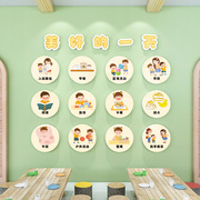 美好的一天幼儿园布置装饰走廊墙面环创环境布置材料主题背景墙贴