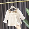 韩版女童清新小可爱娃娃衫1-6岁女宝宝棉质公主上衣裙3女婴儿春装