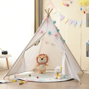 帐篷室内儿童公主房宝宝，睡觉床上小型玩具城堡，女孩游戏屋处理