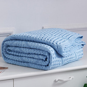纯棉毛巾毯子单人夏季薄款全棉，毛巾被子办公室，午睡空调盖毯沙发用