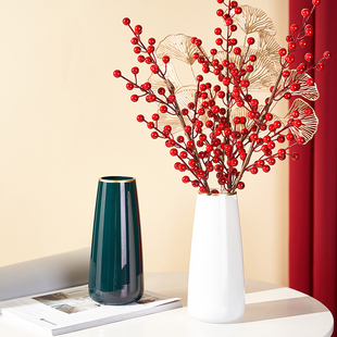 网红北欧玻璃花瓶摆件，现代简约客厅透明水养鲜花，插花花器桌面家用