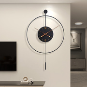 钟表挂钟客厅简约现代大气，家用创意时钟，个性挂墙免打孔餐桌石英钟