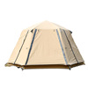 定制户外野营露营帐篷防风，防雨34人双层加厚保暖防晒全自动露营