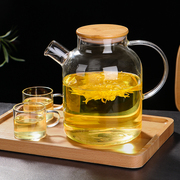 玻璃煮茶壶泡茶高硼硅家用大容量，煮烧花茶茶具加厚耐高温冷凉水壶