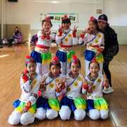 蒙古族童装演出服蒙族筷子，舞表演服少数民族驯马舞骑马舞蹈服装女