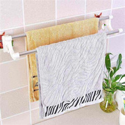 浴室吸盘壁挂毛巾架不锈钢浴巾架挂件免打孔厕所卫生间置物架