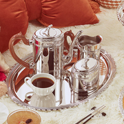 安妮女王托盘，意大利进口银器下午茶盘，托盘欧式茶具配件托盘