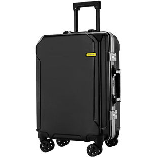 晴碧琳（Qbily）铝框行李箱拉杆箱20英寸旅行箱飞机登机箱子大容