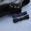 圆形打腊鞋带3mm黑色蓝色，棕色皮鞋鞋带，绳男英伦风马丁靴工装靴