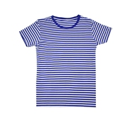 夏季海魂衫蓝白条纹短袖t恤半袖体能服衫班服男女