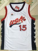 1996亚特兰大美国梦三哈基姆·奥拉朱旺USA15号刺绣球衣球迷版