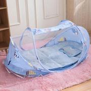 婴儿蚊帐罩免安装可折叠宝宝，防蚊床上蒙古包，儿童新生小孩防摔有底