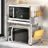 304不锈钢厨房微波炉置物架家用台面电饭锅架子电器收纳烤箱支架