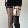暗黑简约腿环 ins朋克性感jk大腿环订做饰品绑腿带装饰