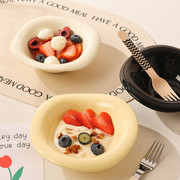 陶瓷沙拉碗酸奶碗麦片早餐，甜品碗餐具水果盘小精致异形饭碗意面盘