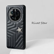 KASO华为铆钉星星皮革Mate60Pro手机壳Mate60 40RS P40奢华保护套