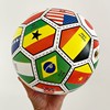世界杯足球国旗球8.5寸宝宝认知全印球儿童拍拍球幼儿园充气玩具