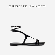 Giuseppe ZanottiGZ女士春夏罗马鞋平底凉鞋女鞋