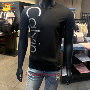 ckjeans24夏季男女情侣，性休闲纯棉印花透气圆领打底短袖t恤