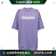 99新未使用香港直邮balenciaga巴黎世家，女士boxy版型破洞t