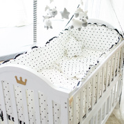定制拼接床儿童床纯棉婴儿儿童防撞床围床上用品床品套件四季通用