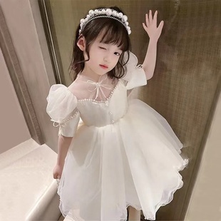 女童公主裙夏装2023儿童洋气，超仙蓬蓬裙子，宝宝夏季礼服连衣裙