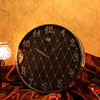 金色镶钻石豪华挂表 欧式创意客厅挂钟 金属装饰时钟表家居饰品