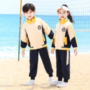 小学生校服春秋中国风运动套装幼儿园园服两件套儿童毕业班服