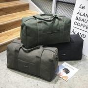 大容量帆布旅行包行李袋，手提包男士旅游包装衣服，收纳出差务工背包