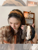 韩国秋冬布艺麻花发箍设计感高颅顶发卡网红时尚气质压发发饰
