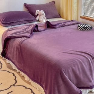加厚珊瑚法兰绒毯毛毯子垫空调被子冬季床单床上用夏季办公室午睡