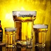 啤酒杯比利时福佳白玻璃杯精酿扎啤杯家用个性六角柯林杯莫吉托杯