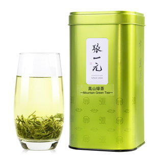 张一元茶叶2024新茶雨一级高山，绿茶300g罐嫩芽绿茶茶叶春茶绿茶