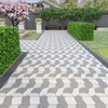 庭院地砖室外花园防滑300x600花砖3D仿鹅卵石瓷砖露台院子地铺石