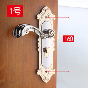 家用锁具卧室木门锁欧式把手，老式孔距160通用型大小50锁体