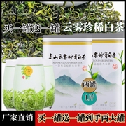 买半斤送2024新茶浓香耐泡珍稀白茶炒青茶叶雪青绿茶罐装500g一级