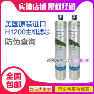 美国进口滨特尔爱惠浦，净水器h1200主，滤芯家用直饮双级过滤