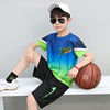 男童篮球服夏装速干冰丝套装训练服儿童帅气夏季中大童运动球衣潮