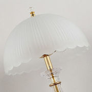 玻璃灯罩磨砂玻璃外壳圆形E27卧室台灯欧式简约创意螺口玻璃灯罩
