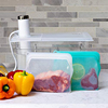 硅胶保鲜袋冰箱专用密封袋食品级家用冷冻水果蔬菜食物矽膠收纳袋