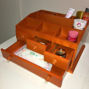 多功能展示架实木质制桌面化妆品，收纳盒首饰抽屉式整理置物柜家用