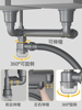 厨房洗菜盆双槽下水管配件洗碗池水槽排水管防臭下水神器套装家用