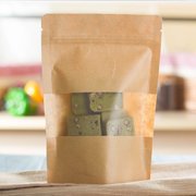 牛轧糖包装袋 零食饼干透明茶叶 密封袋 包装袋 牛皮纸袋自封袋