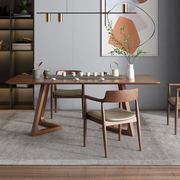 北欧实木长桌茶桌椅组合创意新中式客厅功夫茶台禅意泡茶桌椅茶几