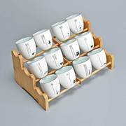 大号功夫茶杯套装，家用待客水杯中式餐桌杯子，陶瓷茶具个人喝茶茶碗