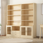 儿童书架置物架落地实木，家用多层收纳柜，客厅自由组合柜子简易书柜
