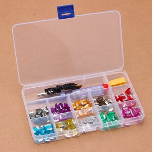 100pcs Micro Auto Car Mini Blade Fuses Assortment Kit with B