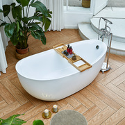 科泽浴缸亚克力家用成人1.2~1.8米椭圆贵妃浴盆无缝独立式大浴缸