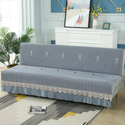 折叠沙发罩套高档雪尼尔简易沙发床盖巾万能全盖防滑加厚沙发垫子