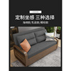 实木沙发床胡桃木色两用多功能可小户型1.2米书房折叠沙发双人床